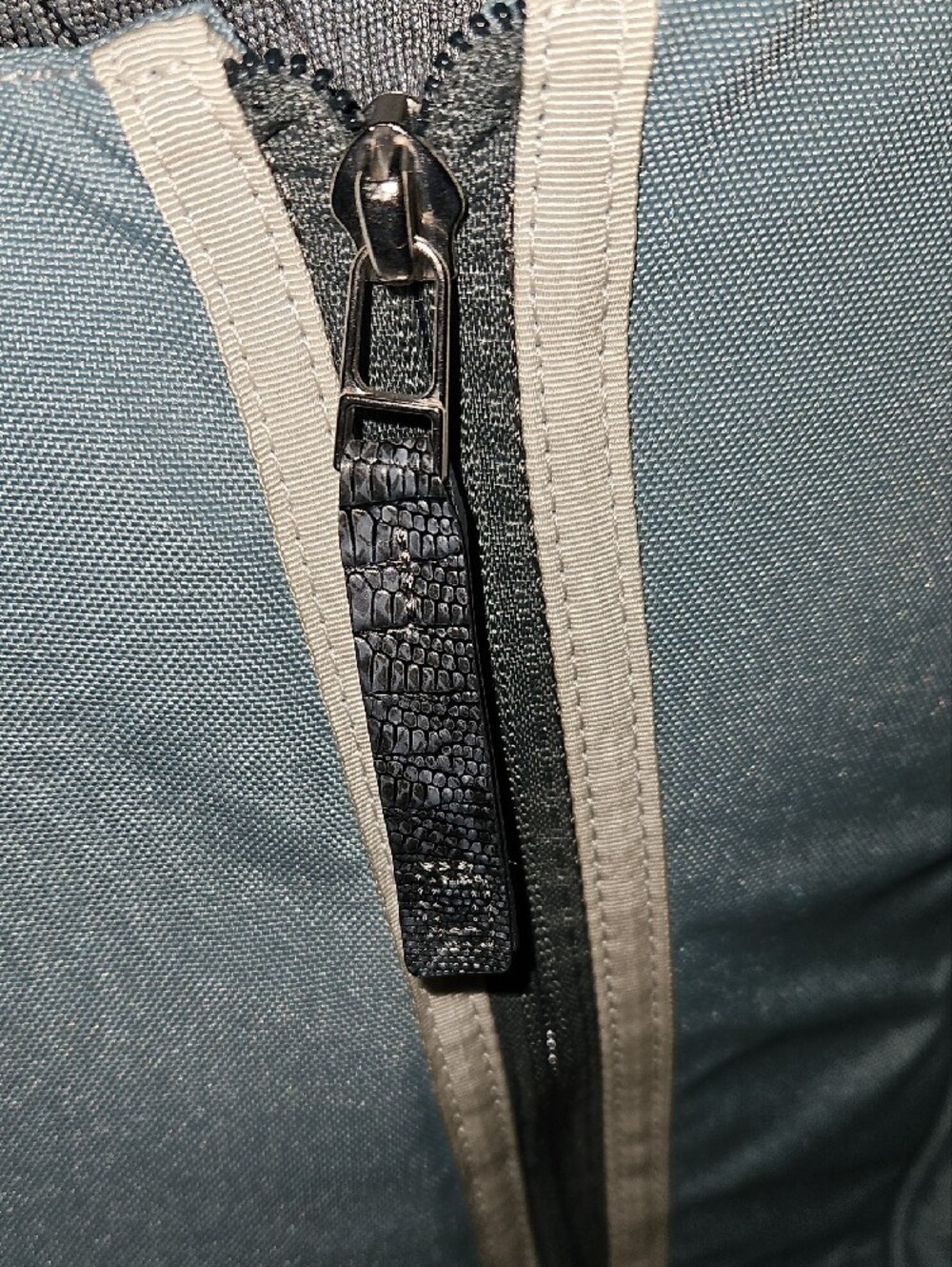 Melbourne Doubletake Pickleball Backpack Blue w/ Faux Gray Snakeskin Accent - Picture 3 of 10
